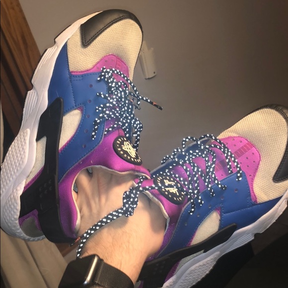 huaraches pink and purple